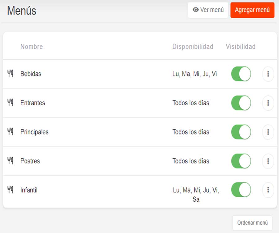 menuQRcool - menu QR con actualización inmediata
